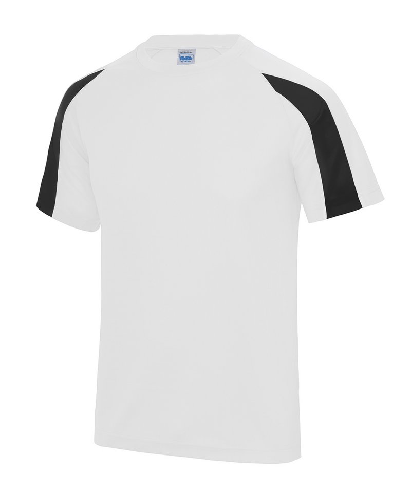 Personalised unisex t shirts - jc003 arcticwhite jetblack ft
